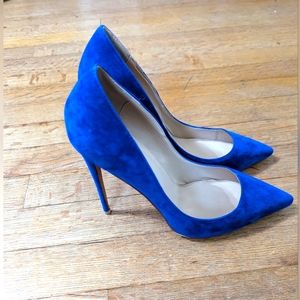 FSJ Shoes size 8 Blue Suede